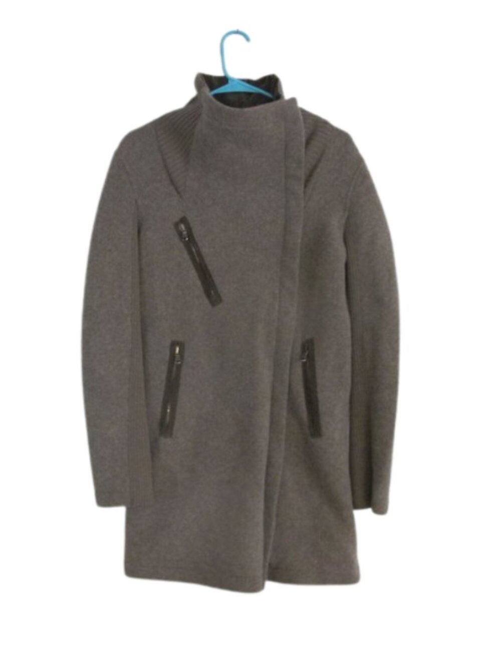 CoStume National Grey Sweater Zip Up Top